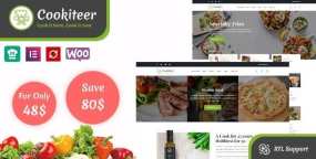 Cookiteer美食烹饪食谱菜谱分享网站WordPress主题