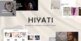 Hiyati美容化妆品销售平台Shopify主题