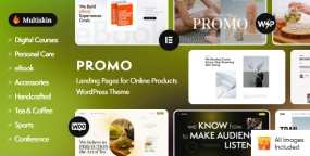 Promo产品和服务线上推介落地页网站WordPress主题V1.3.0