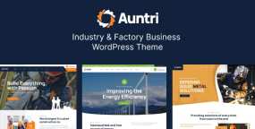 Auntri(v1.0.8)工业制造业和能源机构网站WordPress主题