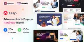 Leap含20+演示多用途业务推介落地页WordPress主题