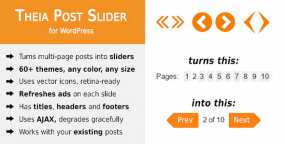 Theia Post Slider多分页文章轮播滑块展示WordPress插件