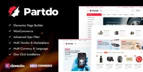 Partdo汉化版_WordPress汽车零件和工具电商主题