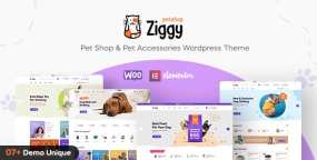 Ziggy(v1.3.8)宠物护理用品销售网站WordPress主题