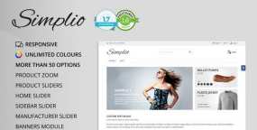 Simplio简约型女装服装跨境电商销售网站Prestashop主题
