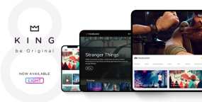 King汉化版(V10.2.1) 图片视频博客模板WordPress主题 带会员制功能