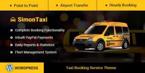 SimonTaxi出租车预订和租车服务公司网站WordPress主题