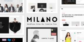 Malino(v5.9)创意极简插画平面设计和摄影作品集WordPress主题