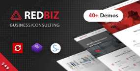 WordPress主题RedBiz金融理财商业咨询初创企业代理机构网站模板