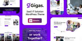 Gigas软件IT服务公司和SaaS服务商网站WordPress主题
