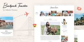 Backpack旅游博主博客网站WordPress主题V2.7