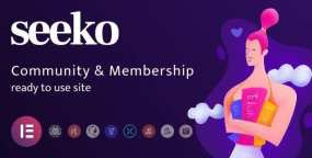Seeko现代社区网站构建器WordPress主题