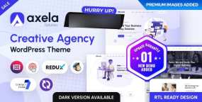 Axela(v1.1.5)网站建设和Web开发公司WordPress主题