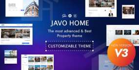 Javo Home房地产租售分类列表网站WordPress主题