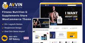 Avvin健身补剂/减肥产品/保健品销售商城WooCommerce主题V1.4