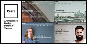 Craft Portfolio建筑设计师作品集网站WordPress主题v1.4