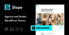 Slope初创公司、机构或工作室建站WordPress主题
