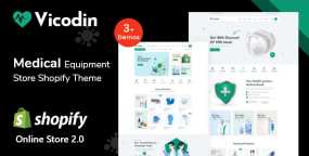 Vicodin医疗设备销售商城Shopify主题