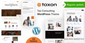 Taxon金融保险投资顾问网站WordPress主题