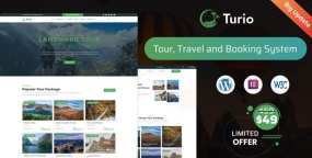 Turio旅游业和旅游机构网站WordPress主题