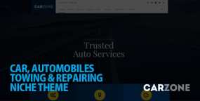 CarZone汽车售后维修保养服务公司网站WordPress主题