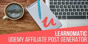 Learnomatic在线学习平台Udemy联盟推广返佣WordPress插件