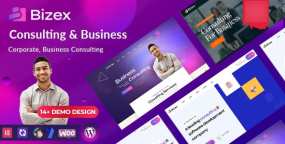 Bizex含14组演示商务咨询企业网站WordPress主题
