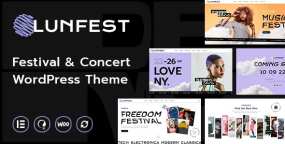 Lunfest WordPress主题_音乐会和演唱会举办网站