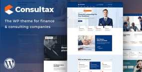 Consultax金融咨询和商业顾问网站WordPress主题