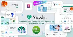 Vicodin医药用品和医疗设备在线商店WooCommerce主题