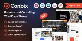 Conbix商业咨询和咨询行业企业组织WordPress网站模板