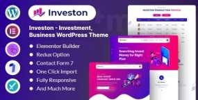 Investon金融理财投资和商业资讯机构网站WordPress主题
