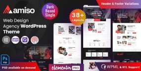 Amiso WordPress主题_网站开发设计公司网站模板