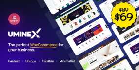 Uminex(v1.1.9)多首页购物商城网站WooCommerce主题