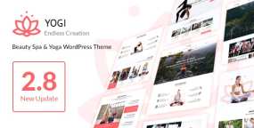 Yogi瑜伽健身和健康美容培训网站WordPress主题