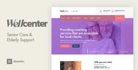 Wellcenter养老院和老年人护理机构网站WordPress主题V1.4