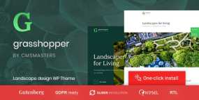 Grasshopper景观设计和园艺服务公司网站WordPress主题V1.1.3
