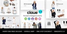 Claue极简男女装和家具饰品跨境电商Magento主题