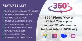 360° Viewer全景照片查看器(虚拟游览)WordPress插件