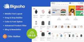 Bigsoho箱包/家具/五金销售自营平台Shopify主题