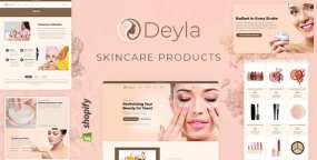 Deyla美容护肤品自营网店Shopify主题