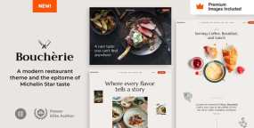 Boucherie WordPress主题_寿司店牛排馆网站模板