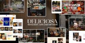 Delicio – 餐厅咖啡厅和酒吧网站模板WordPress主题
