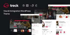Treck移民和签证咨询机构网站模板WordPress主题
