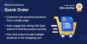 Webkul Quick Order一键快速下单WooCommerce插件V1.1.5