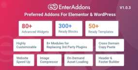 Enter Addons Pro汉化版V1.0.4 页面编辑小部件/块/模板Elementor组件