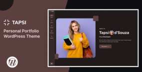 Tapsi个人作品集WordPress主题V1.0.1