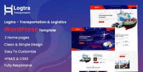 Logtra运输和物流企业网站WordPress主题V1.0.1