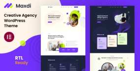 Maxdi网站应用开发和SEO服务企业WordPress主题V1.0