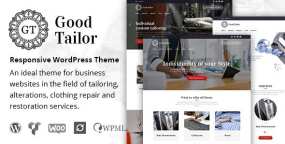 Good Tailor服装定制修改和裁缝服务网站WordPress主题V1.5.13